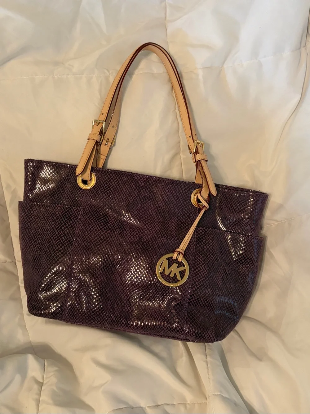 Michael Kors Purple Tote